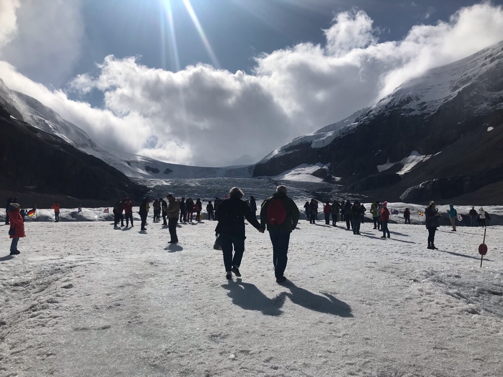 Le glacier d’Athabasca (Canada)