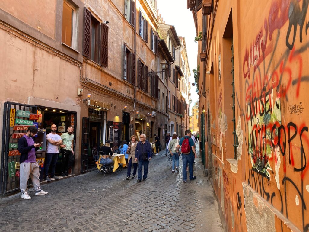 Rome italie Trastevere