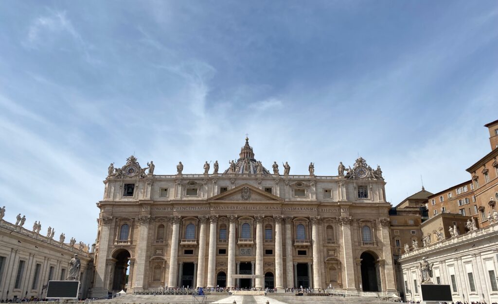 Rome italie place saint pierre